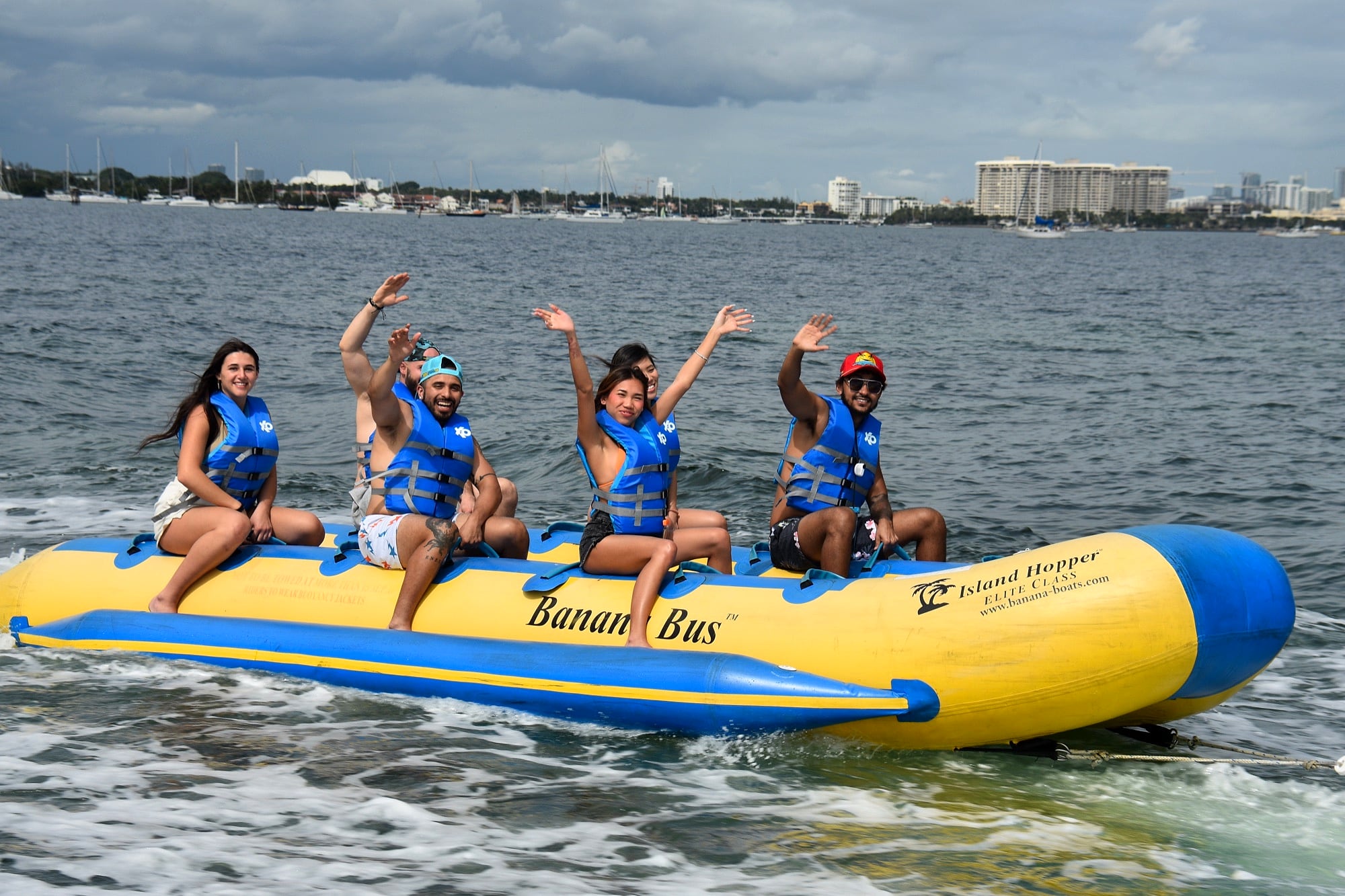 Banana Boat at Miami Jetski — Miami, Dinner Key Marina
