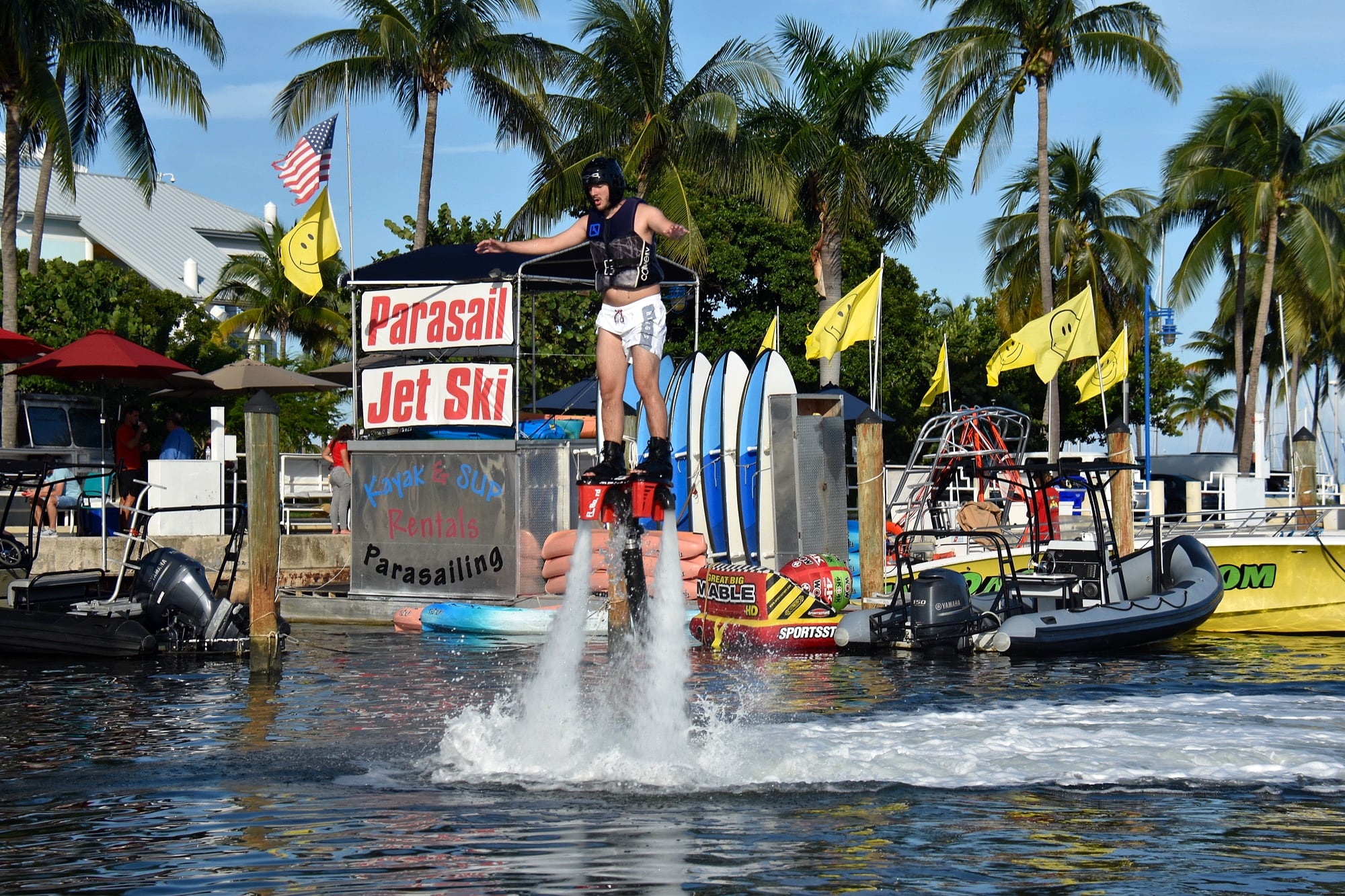 Banana Boat at Miami Jetski — Miami, Dinner Key Marina