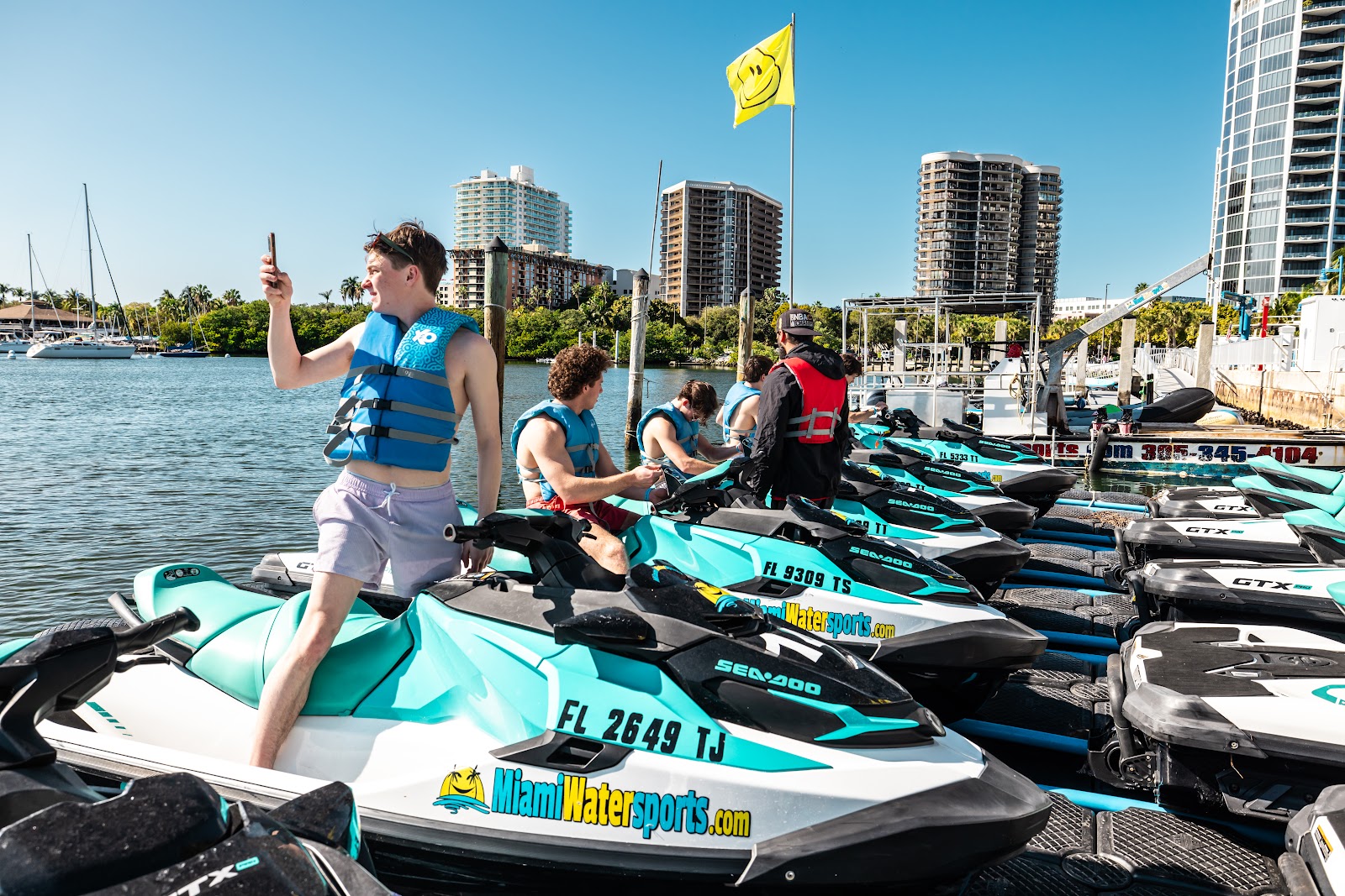 Flyboard at Miami Jetski — Miami, Dinner Key Marina