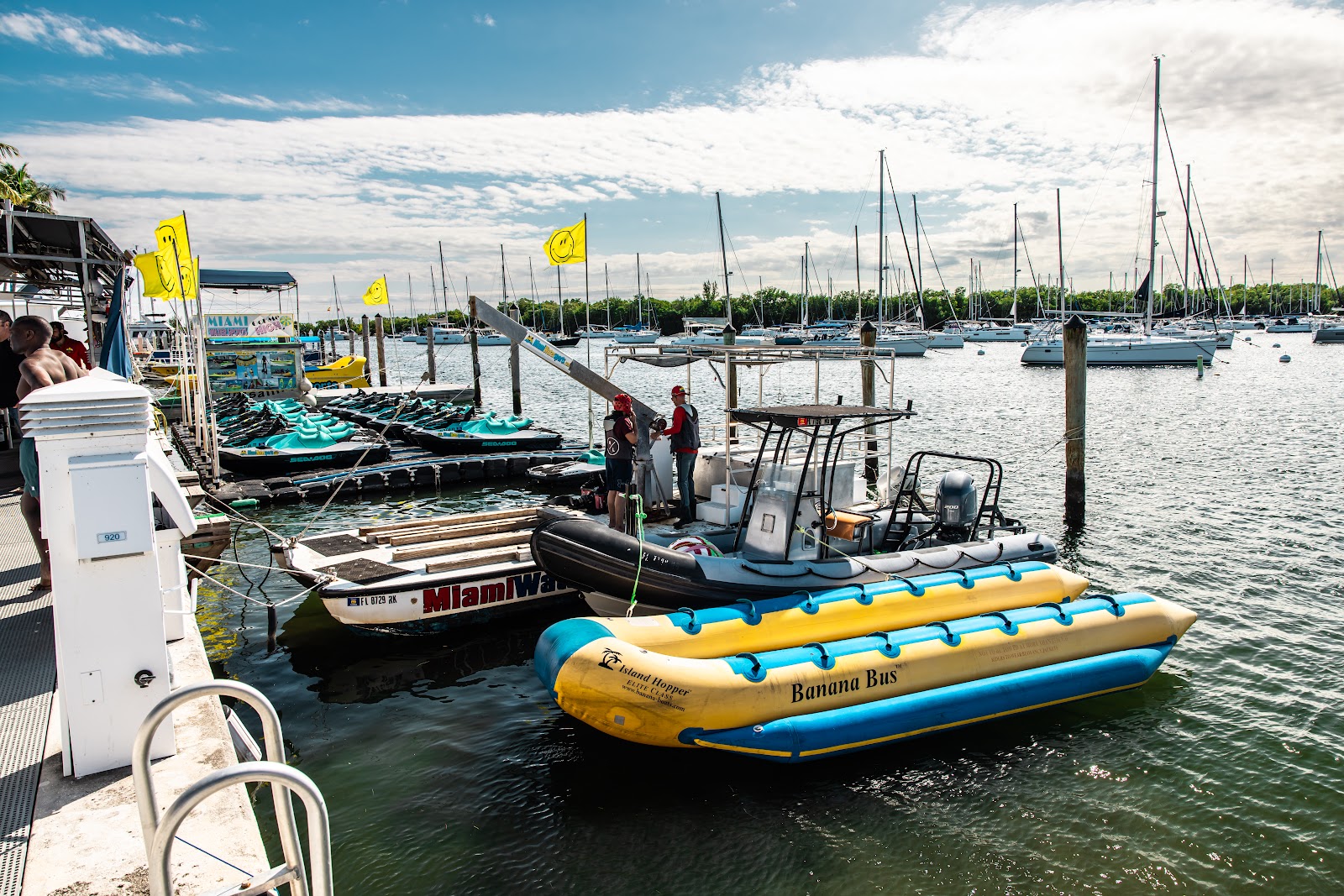 Flyboard at Miami Jetski — Miami, Dinner Key Marina