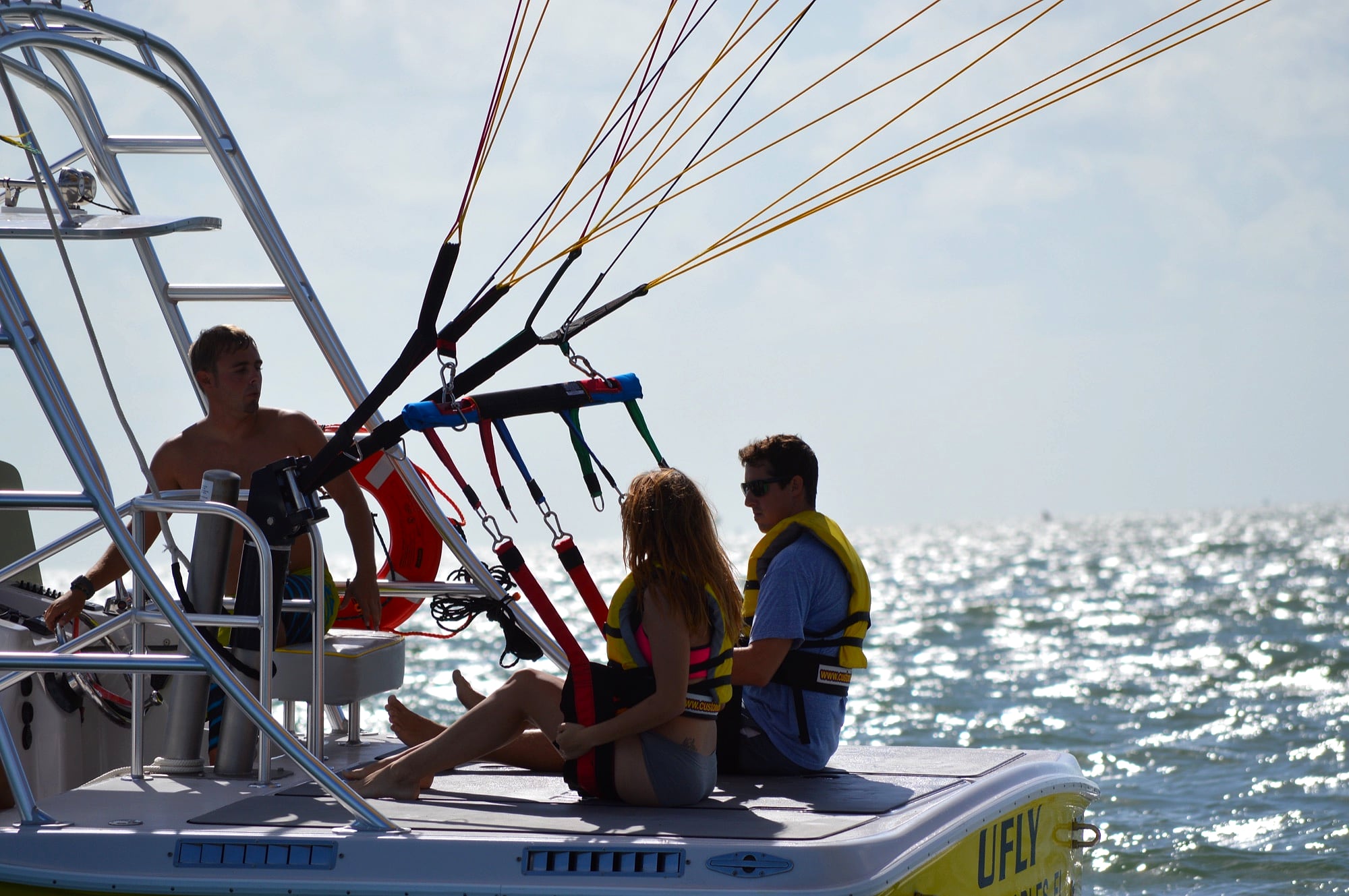 Parasailing at Miami Jetski — Miami, Dinner Key Marina