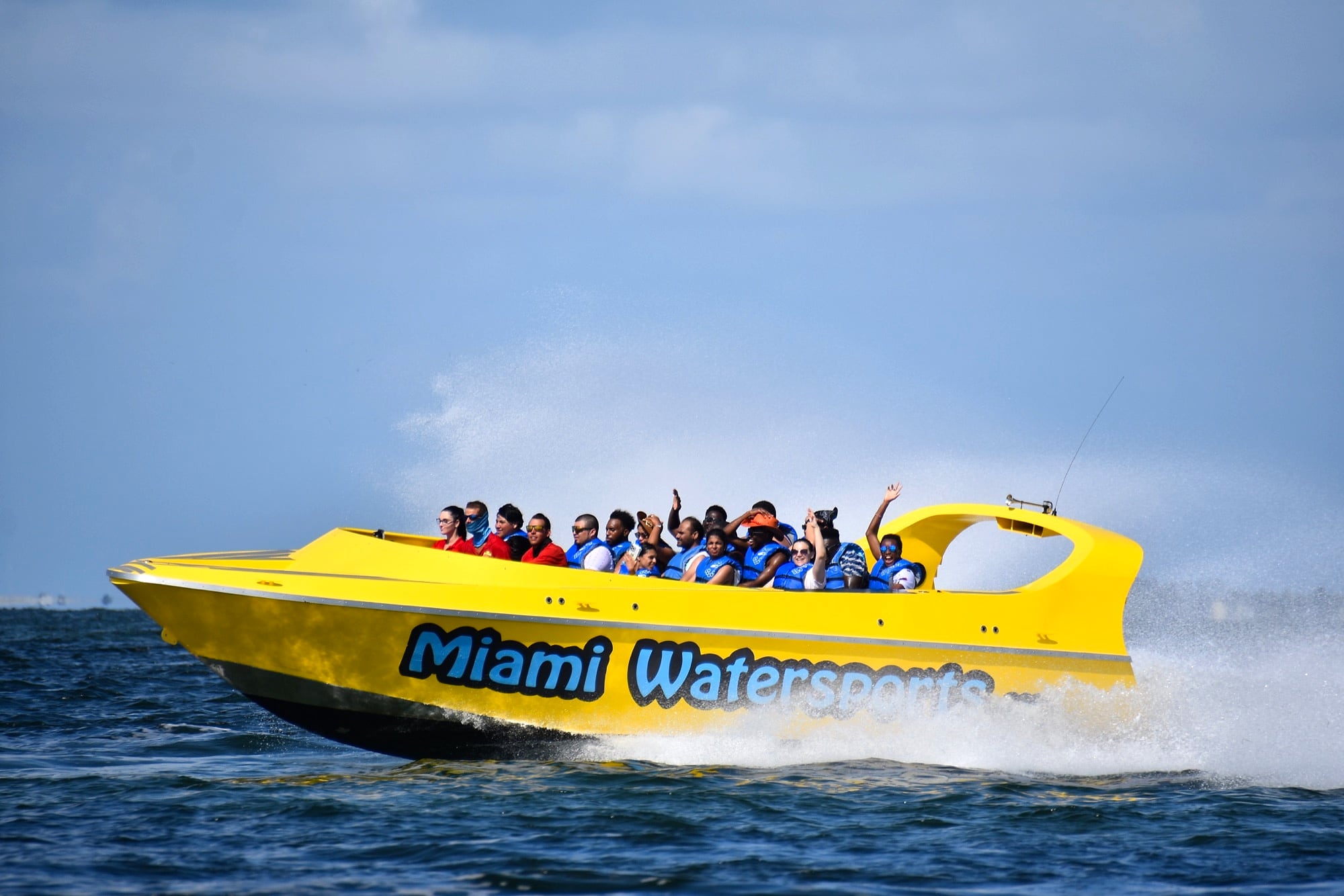 Speed Boat at Miami Jetski — Miami, Dinner Key Marina