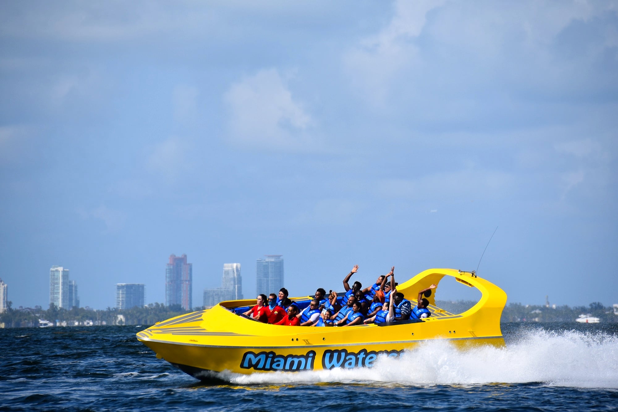 Speed Boat at Miami Jetski — Miami, Dinner Key Marina