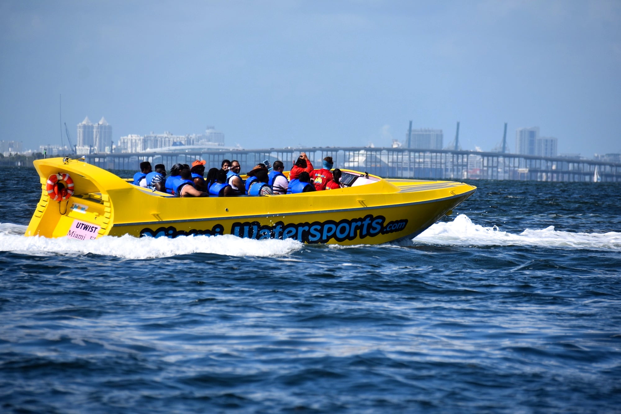 Speed Boat at Miami Jetski — Miami, Dinner Key Marina
